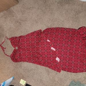 Red bandana hot girl outfit